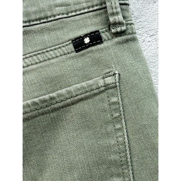 Lucky Brand Jeans Womens Sz 4/27 Ankle Green Ava Skinny Stretch Whiskered Denim - Picture 6 of 15